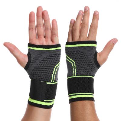 China Adjustable Elasticity Breathable Strength Training Wrist Protector Wrist Wraps With Palm Support Wrist Support for sale