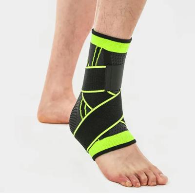 China Adjustable Elasticity Breathable Adjustable Compression Ankle Support Men Women Strong Ankle Brace Sports Protection for sale