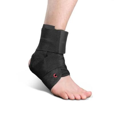 China Adjustable Adjustable Ankle Brace Lace Up Ankle Support Ankle Pain Sprain Guard Strap Brace for sale