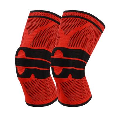 China Adjustable Elasticity Breathable Hot Sale High Elastic Compression Knee Sleeve Knee Brace for Men Women Knee Support for sale