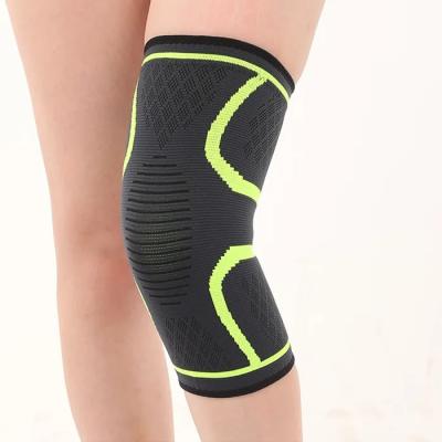 China Adjustable Elasticity Breathable Breathable Compression Knee Brace Arthritis Relief Joint Pain Sports Knee Support Sleeve for sale