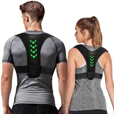 China Comfortable Adjustable Breathable Back Support Upper Back Brace Comfort Posture Corrector Clavicle Support correcteur for sale