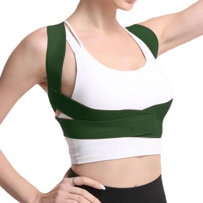 China Comfortable Adjustable Breathable Adjustable Back Shoulder Posture Corrector Belt Clavicle Spine Support Body Sport Upper Back Neck Brace for sale