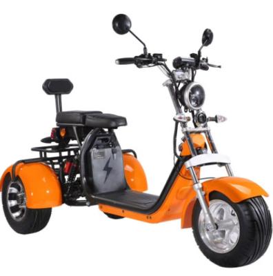 China las personas mayores gordas del neumático de Citycoco del camino de Harley Electric Scooter Bike Off de la rueda 1000W 3 montan los triciclos en venta