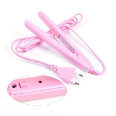 China Fast Iron Household Hair Beauty Tool Mini Hair Straighter Hair Extension Household Professional Flat Iron for sale