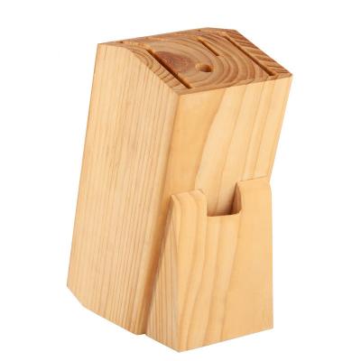 China Sustainable Factory Wholesale Household Solid Wood Knife Holder Kitchen Knife Storage Rack Kitchen Supplies for sale