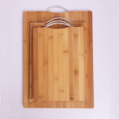 China Sustainable Factory Wholesale Rectangular Bamboo Chopping Block Thickening Cutting Board For Household Kitchen for sale