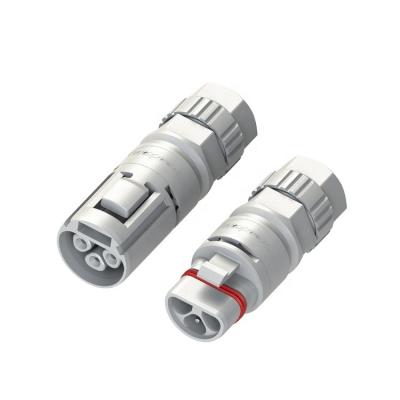 China Lighting Electrical Wire Quick Fit Connector 3 Pole Connector Female Cable Mount Lighting for sale