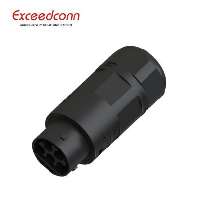 China Cheapest China Factory Price 5 Pins AC Power Connector Male Plug Cable Connector To Wire For Photovoltaic Inverter for sale