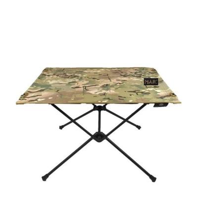 China Modern BBQ Picnic Outdoor Table Folding Fabric Table for Outdoor Family Camping Aluminum Frame Table for sale