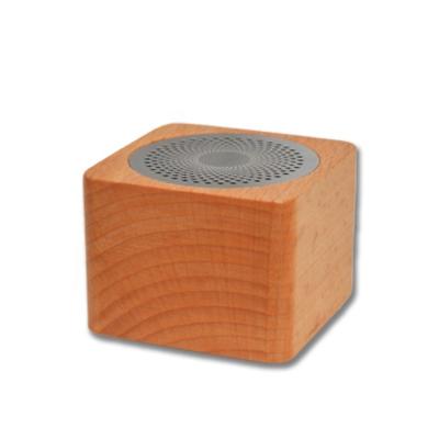 China Retro Telephone Function Promotional Wooden 5W Radio 5W Classic Wooden Gift Mini Speaker for sale