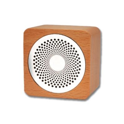 China Retro Telephone Function Promotional 3W Radio Classic Mini Wood Speaker Wooden Gift for sale