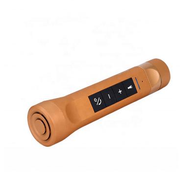 China Phone Function A9 Mini Portable FM Radio Gift 3W Bike Mount LED Torch Outdoor Bike Speaker for sale