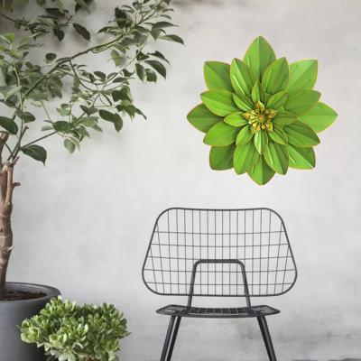 China Art Iron Style Plant Wall Hanging Succulent Decoration Simulation Flower Decoration American Pure Handmade Cafe Home Restaurant Living Room for sale