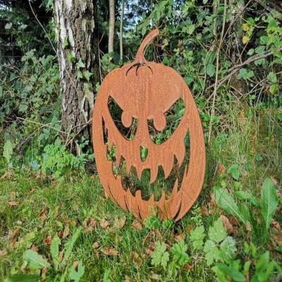 China Coastal products on the new garden decoration, non-fading outdoor metal pumpkin villa holiday decorations for sale