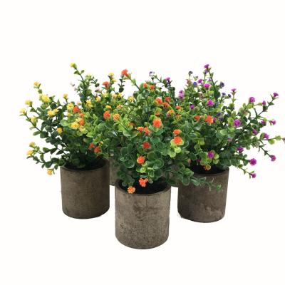 China Coastal creative simulation artificial flower potted plant garden decoration for home, office, holiday, wedding for sale