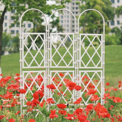 China Contemporary Rustic Trellis PP Iron Wire Tall Garden Plant Design Plant Support For Outdoor Climbing Flowers And Vines for sale