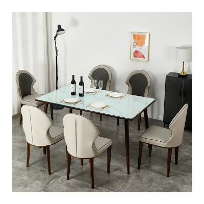 China Nordic convertible home table furniture tempered glass dining table modern dining table and chairs restaurant for sale