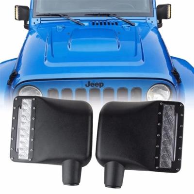 China LED Mirror Turn Light Housing With Turn Signals For 07-17 Jeep Wrangler JK for sale