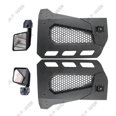 China Sports Aluminum Front And Rear Half Door For Cowboy JK JL Gladiator 2/4 Door for sale