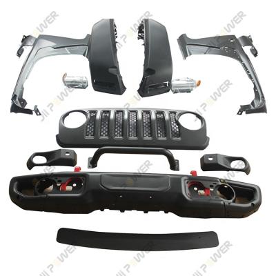 China Brief & Single Color JK Upgrade To JL Style Body Kit For Jeep Wrangler for sale