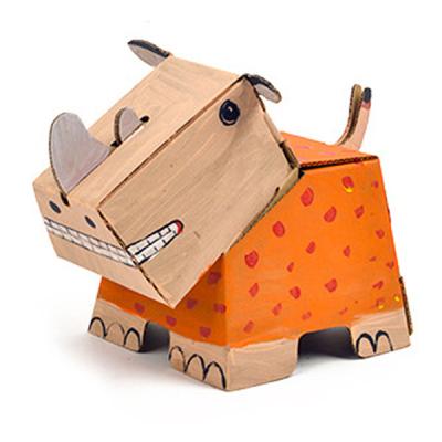 China DIY Practice Elephant 3D Animal Giraffe DIY Toys Paper Educational Toys for sale