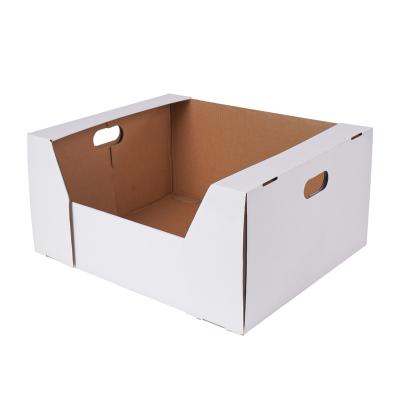 China Customization Custom Cardboard Retail Display Packaging Boxes Folding Counter Corrugated Paper Boxes For Supermarket Shipping Display for sale