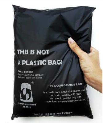 China Biologisch abbaubarer Logo Printed Compostable Poly Bags für das Kleidungs-Verpacken zu verkaufen