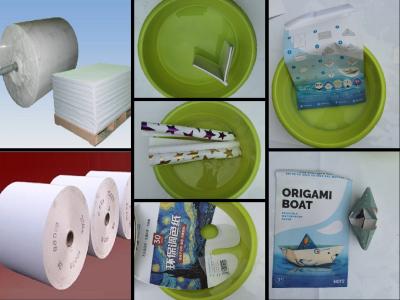 China Weißes Steinpulver u. HDPE hohe Glattheits-Papier-Blätter zu verkaufen