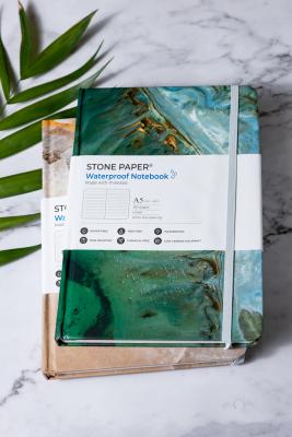 China Eco-Friendly Waterproof Tear Resistant Stone Paper hardcover Notebook 20-30 Days Lead Time zu verkaufen