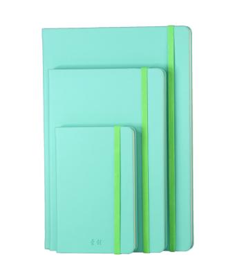 Cina 500pcs MOQ Macaron Skin Hardcover Notebook With White Inner Pages For Business in vendita