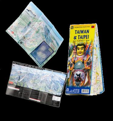 China Tandweerstand Duurzaam Vierkant Atlas In Steen Papier Zonder Klappende Kraken Voor Kaart Flyers brochure Te koop