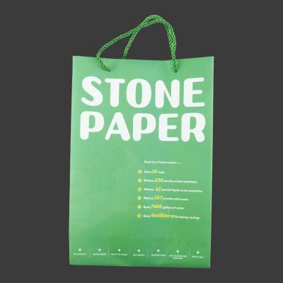 China Embalaje de papel de piedra personalizado resistente a las lágrimas resistente al agua resistente al crecimiento para comprar en venta