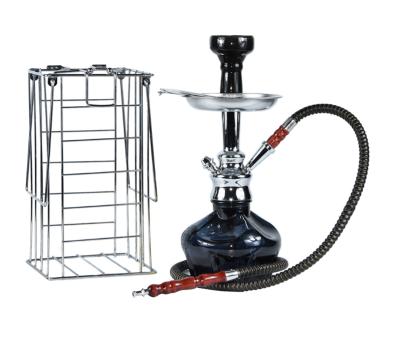 China 2021 Popular CLASSIC Wholesale Glass Hookah Chicha Portable Hookah Shisha With Cage Hookah In Cage for sale