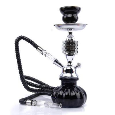 China 2021Hot-Selling Tobacoo Smoking Hookah Set Double Hose Hookah Accessories Small Shisha Glass Hookah for sale