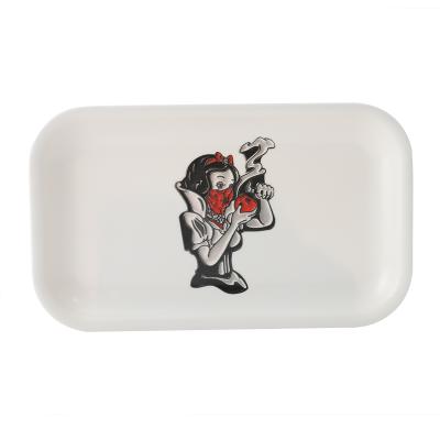 China Sustainable Wholesale Customized Eco - Friendly Melamine Cigarette Cookie Rolling Trays for sale