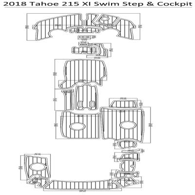 China 2018 Tahoe 215 Swim Xi Step Floor & CockpitPad 1/4