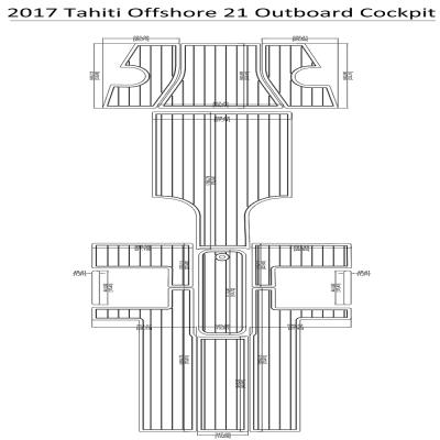 China 2017 21 Floor Tahiti Outboard Tahiti Teak Decking 1/4