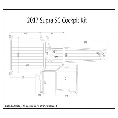 China 2017 Above Floor SC Cockpit Kit Boat EVA Faux Teak Decking Floor Protection for sale