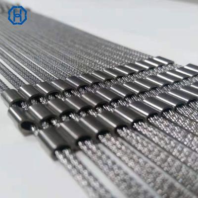 China Plain / Twill / Dutch Weave Black Oxidation Stainless Steel Wire Rope Mesh for sale