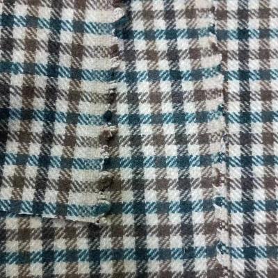 China Stain Repellent 2022 Fashion Clothes With Wool Fabric Woven Wool Fabric 70% Wool 30% Polyester Tartan Design 480g/m for sale