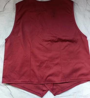 China restaurant & Bar Low Price American Chef Restaurant Manager Restaurant Server Uniform Vest for sale