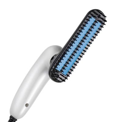 China Professional Quick Heat Beard Straightener Brush with Foldable Handle for sale