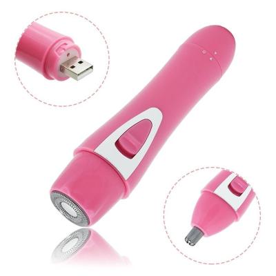 China Portable Mini Painless Epilator Electric Hair Removal Machine Shaver Lady Hair Remover For Women Face for sale