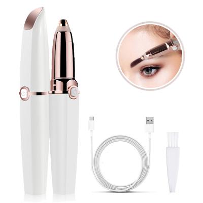 China Rechargeable Eyebrow Hair Trimmer USB Eyebrow Hair Remover for sale