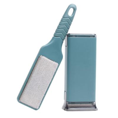 China Sustainable Pet Hair Remover Brush With Self-Cleaning Base, Double Sided Fiber Remover for sale