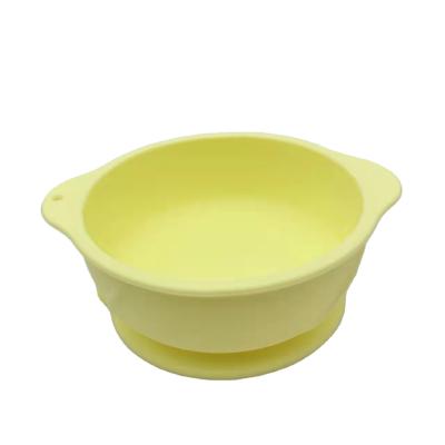 China Sustainable Environmentally Friendly Silicone Food Bowl Children's Complementary Special Bowl Anti-Slip Strong Adsorption for sale