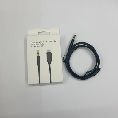 China MP3/MP4 aux audio cable. high quality 3.5mm player for aux cable. of funicular to. iphone12 adapter for sale