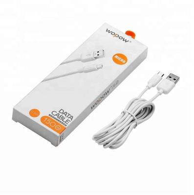 China Mobile Phone Types Wopow 1.5M LC503 Wholesale Micro USB Cable Phone for sale