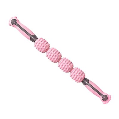 China Full Body Muscle Roller Stick Body Massager Sports Relaxation Massage Stick Pain Relief Restraining Yoga Slimming Fascia Roller for sale